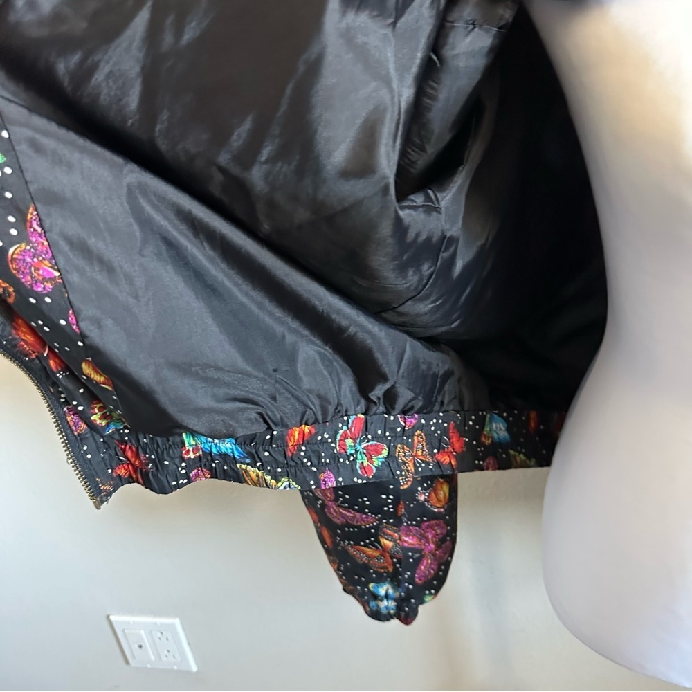 EVR vintage women’s butterfly windbreaker jacket - Picture 11 of 13